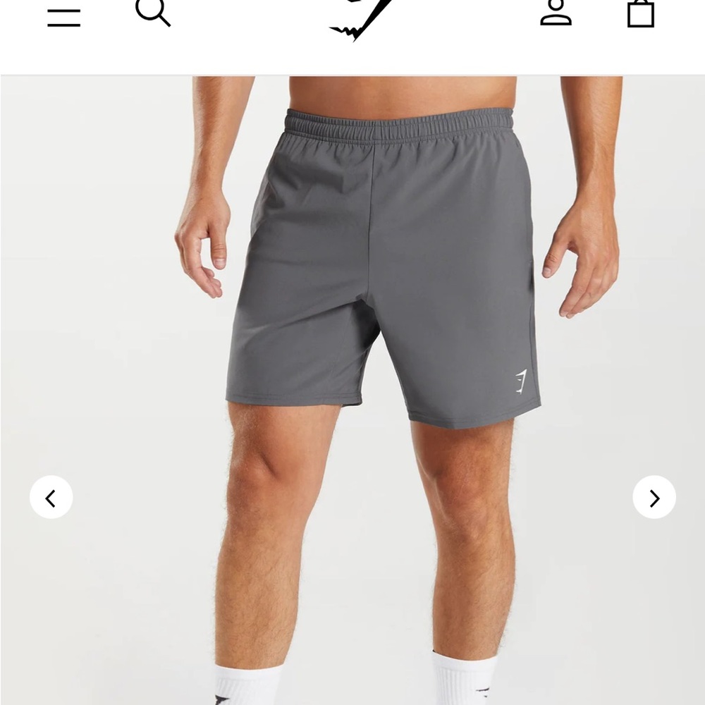 Mens Gymshark shorts - medium grey